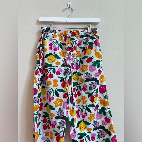 Printfresh Smoothie Time Fruit Print Cropped Pajama Pant xs - Picture 2 of 6